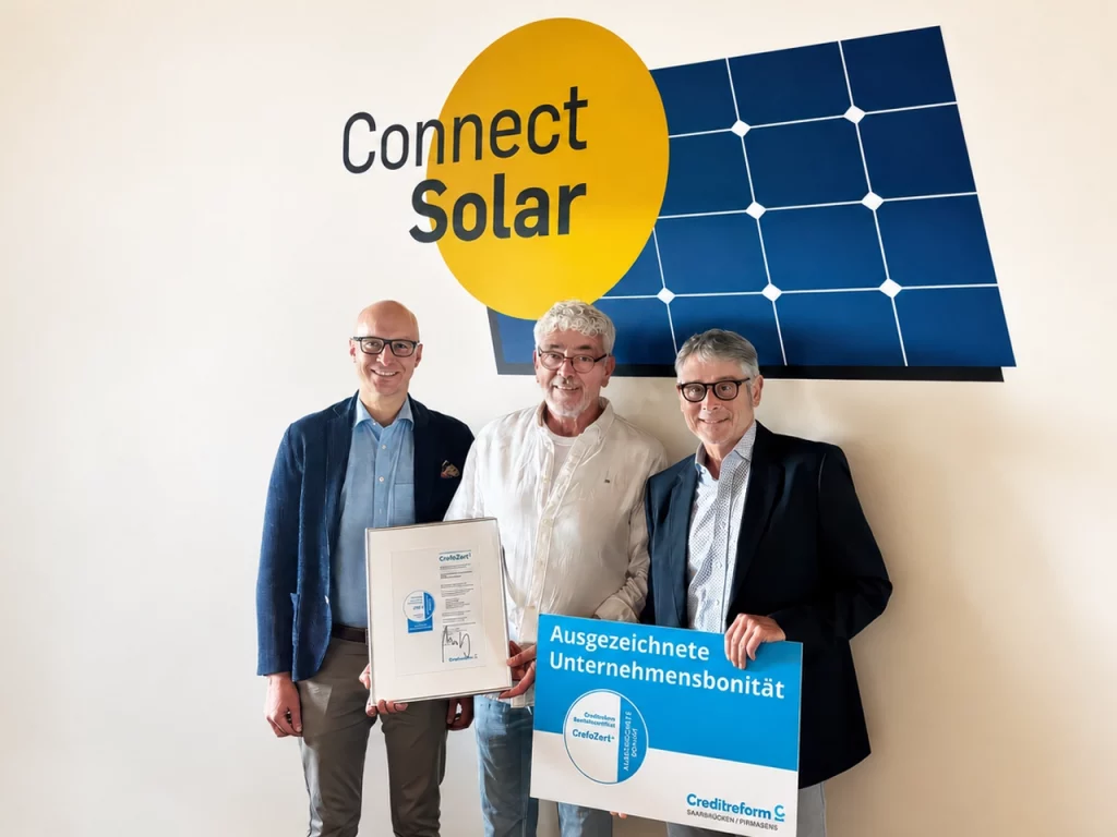 CrefoZert Vergabe bei Connect Solar Photovoltaiksysteme GmbH 2026